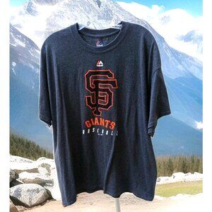 San Francisco Giants Baseball Shirt Mens XL Rise To Victory -Charcoal Heather